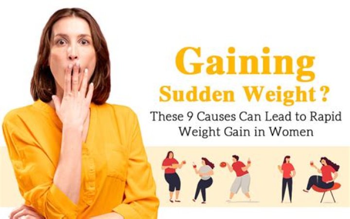 What qualifies as sudden weight gain