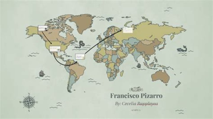 What route did Francisco Pizarro take