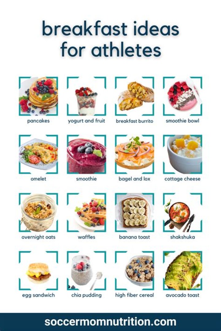 What should a volleyball player eat for breakfast