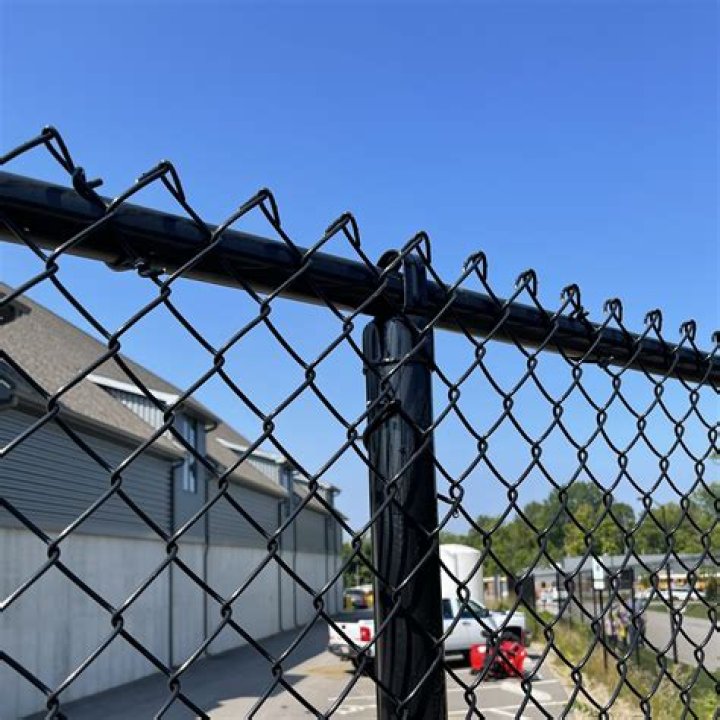 What size is chain link top rail