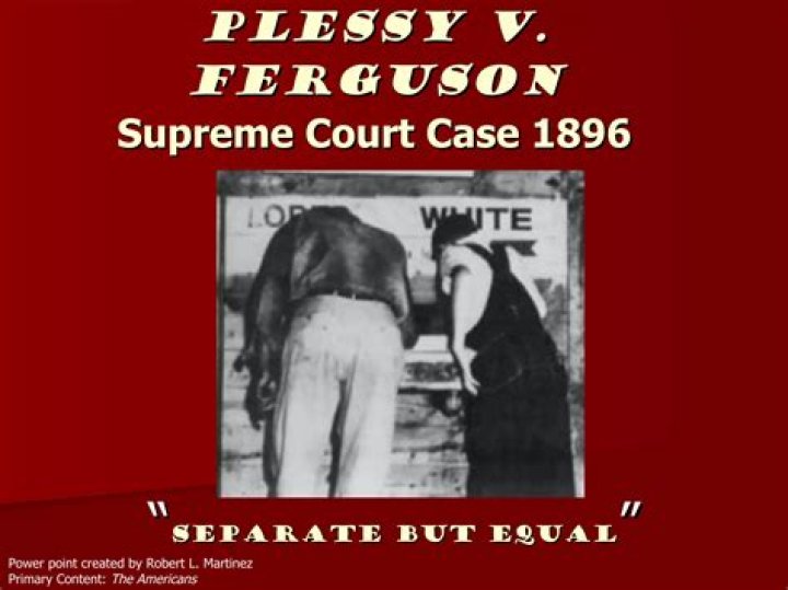 What was Plessy v Ferguson quizlet