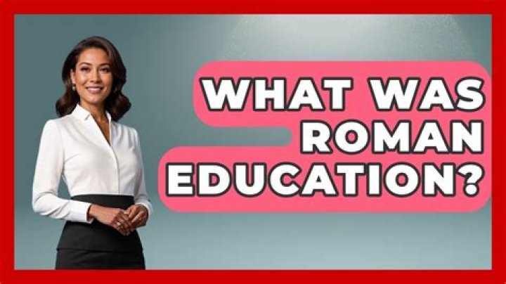 What was Roman education