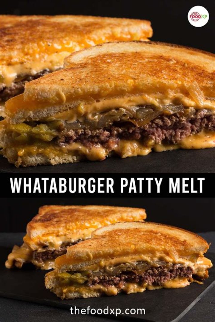 Whats on a Whataburger patty melt