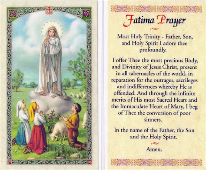 When was Fatima prayer added to rosary