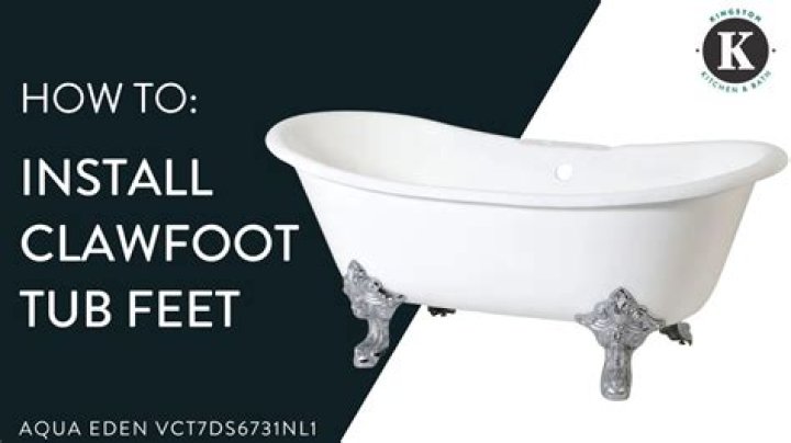 When was the clawfoot tub invented