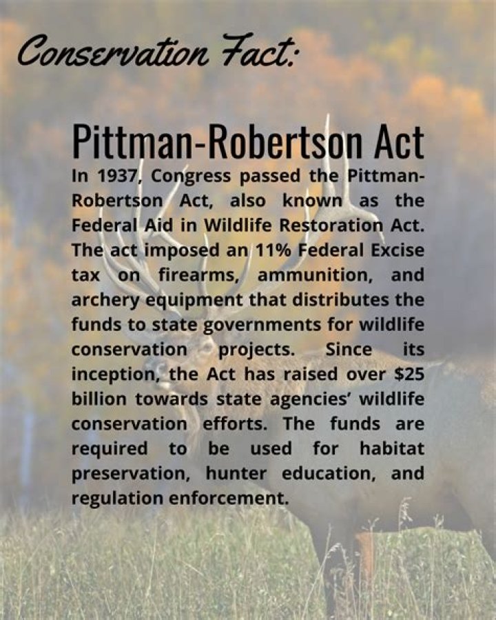 When was the Pittman Robertson Act passed