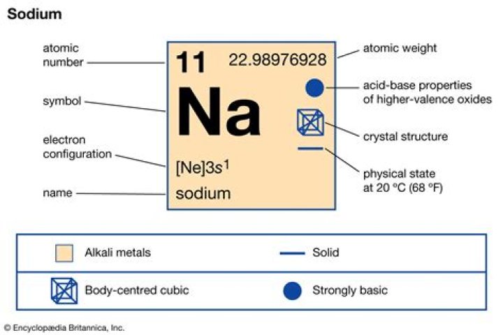 Where can I find sodium