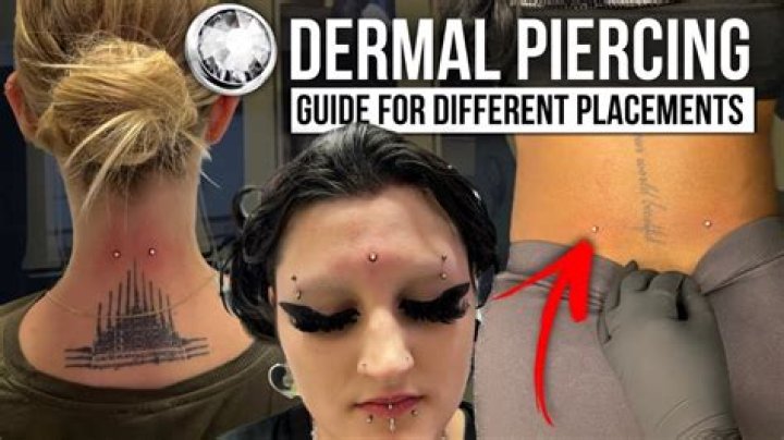 Where can you get dermal piercings on your body