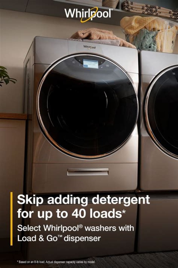 Where do I put the detergent in my Whirlpool washing machine