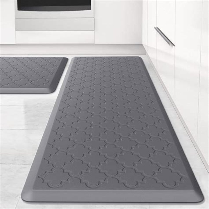 Where do kitchen mats go