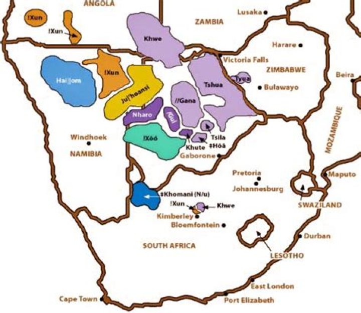 Where do the San live today