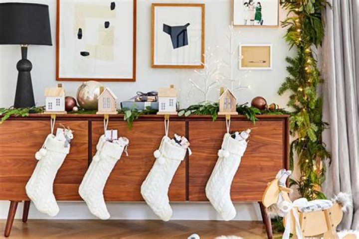 Where do you hang stockings in an apartment