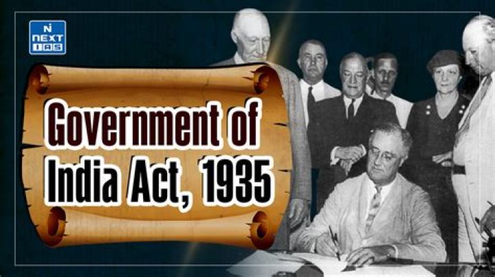 Who is the architect of Government of India Act 1935