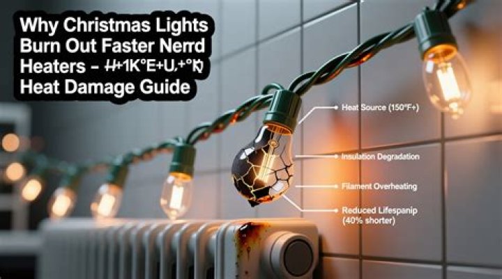 Why do Christmas tree lights burn out