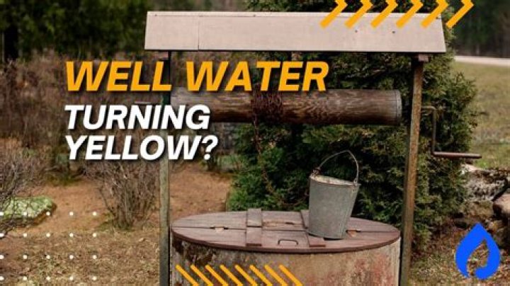 Why is my well water suddenly yellow
