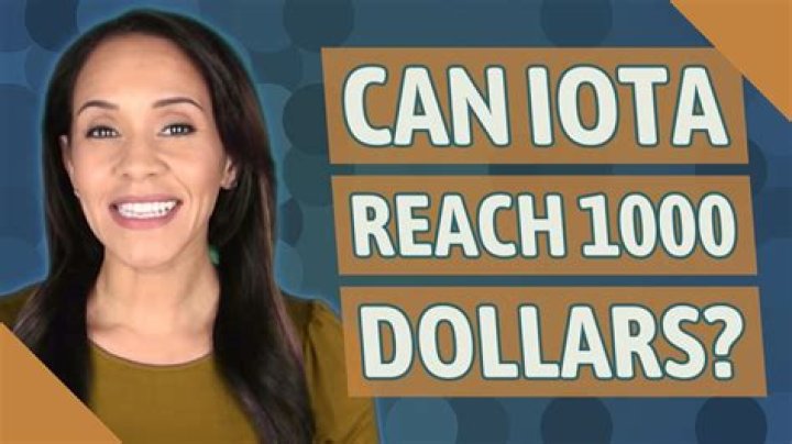 Will iota reach 1000